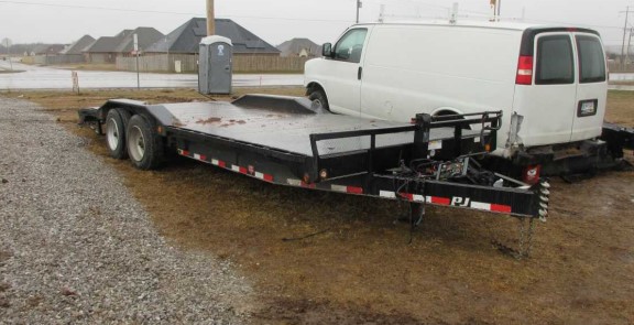2019 PJ 22’ Tandem Axle Trailer