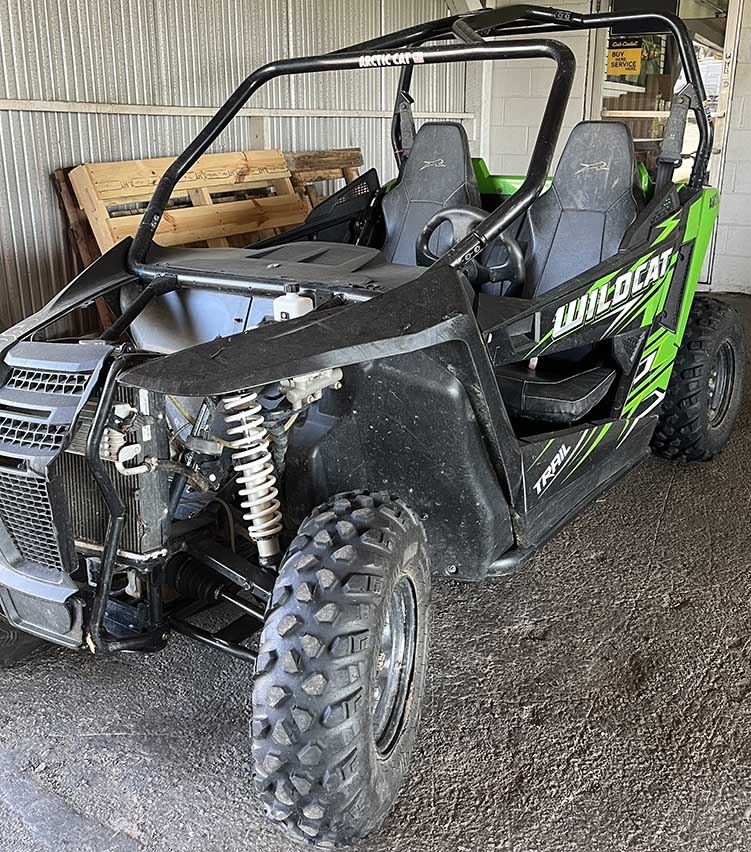 2017 Arctic Wildcat Trail Lime ATV