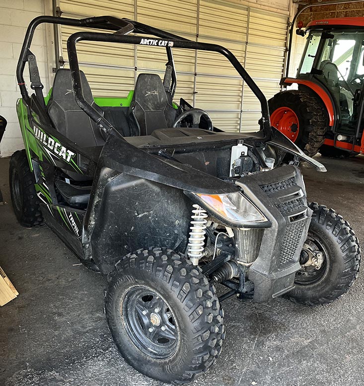 2017 Arctic Wildcat Trail Lime ATV - Image 2