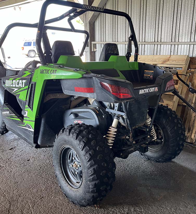 2017 Arctic Wildcat Trail Lime ATV - Image 3