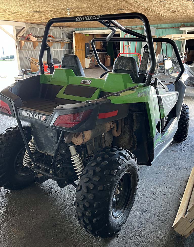 2017 Arctic Wildcat Trail Lime ATV - Image 4