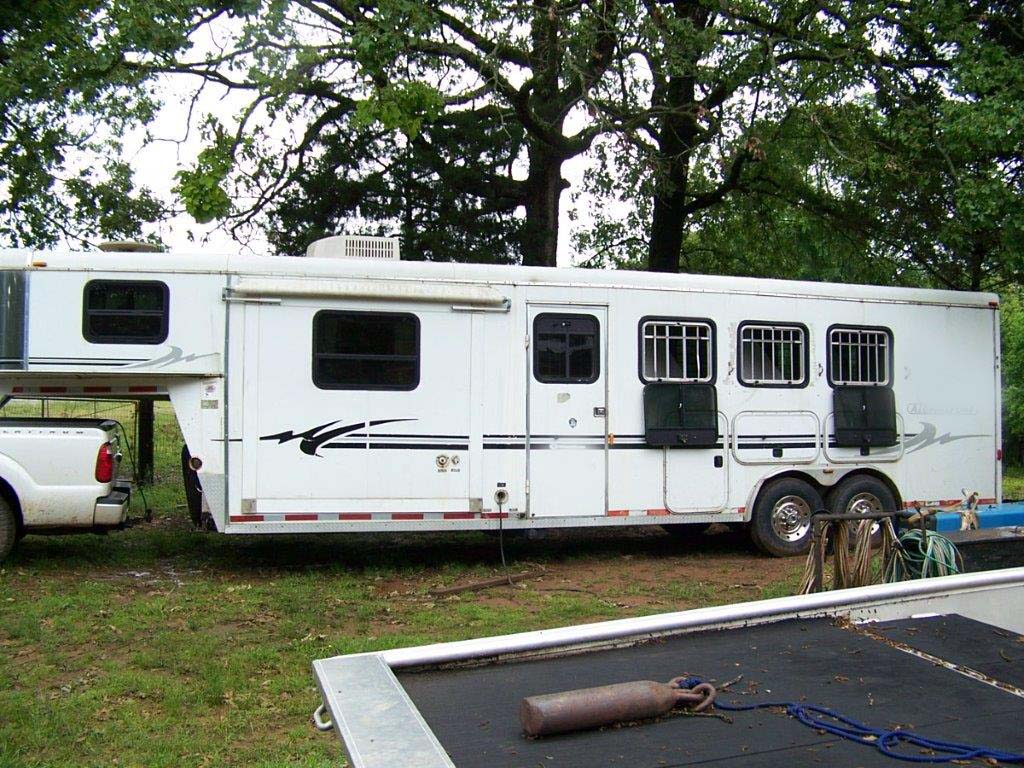 2004 Bison Alumasport Horse Trailer