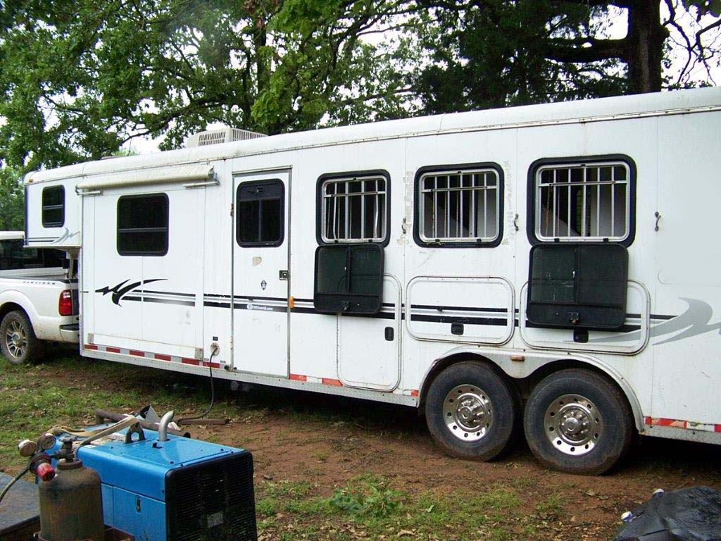 2004 Bison Alumasport Horse Trailer - Image 3