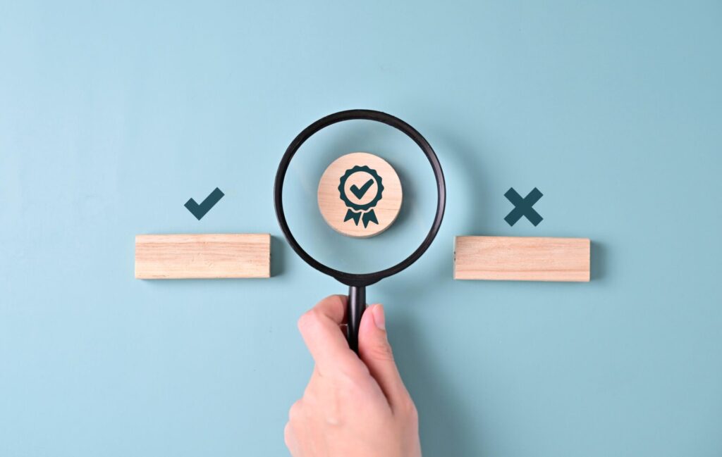 ensure the authenticity