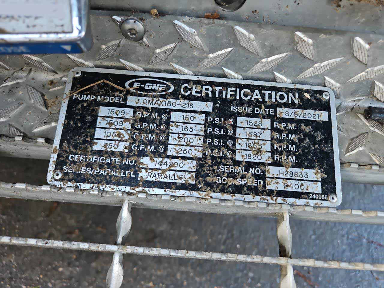 2021 E-One Typhoon Pumper Fire Truck - Image 13