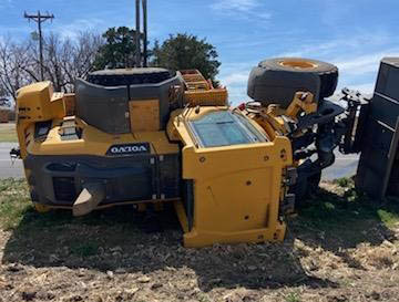 Cab from a 2024 Volvo L90H Wheel Loader - Image 5