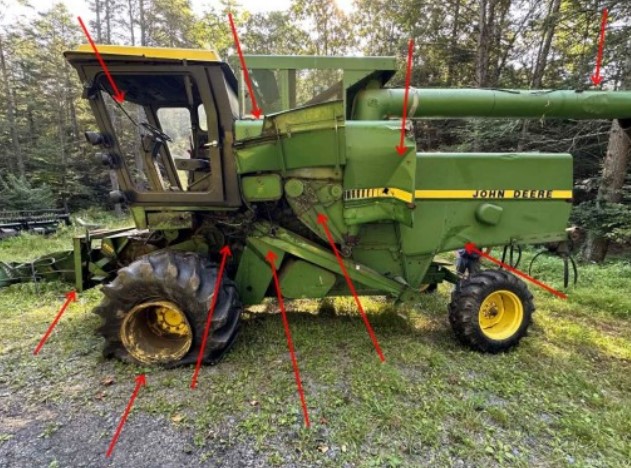 1981 John Deere 6620 Side Hill Combine - Image 3