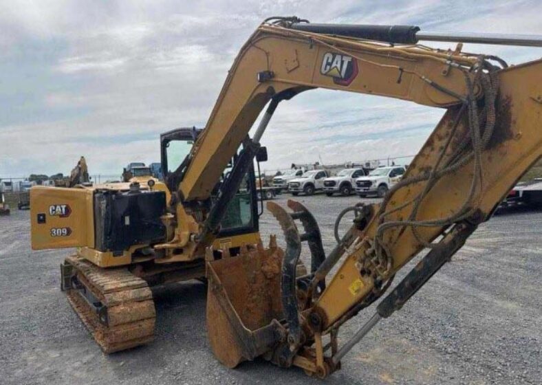 [Auction]: 2022 Caterpillar 309 CR Excavator | est 1,250 hours miles ...