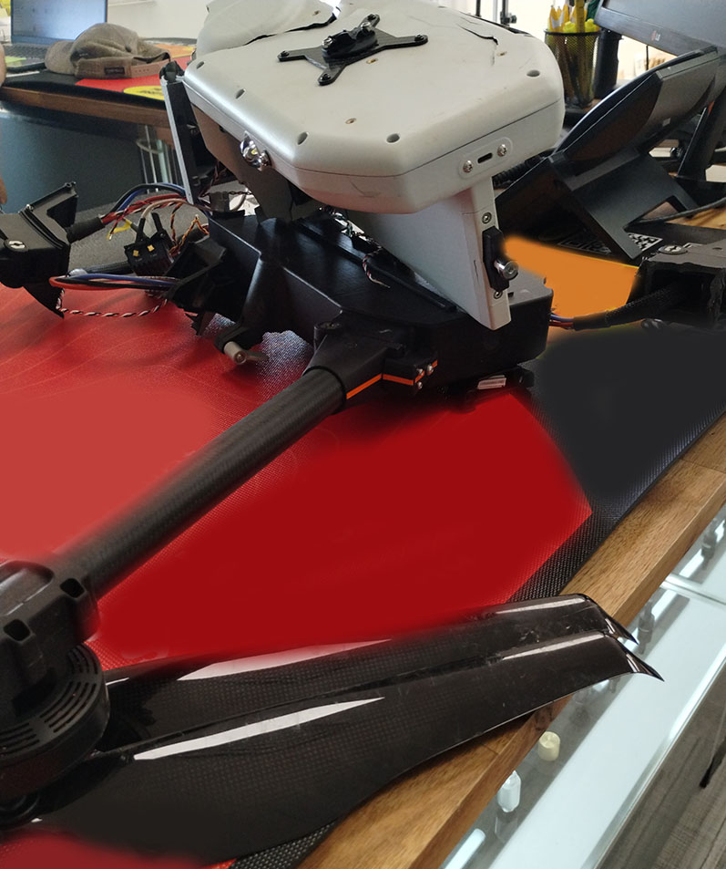 2025 Inspired Flight IF1200A Hexacopter w/ Blue Herelink - Image 2