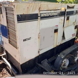 2016 MultiQuip Whisperwatt DCA-70 Towable Generator