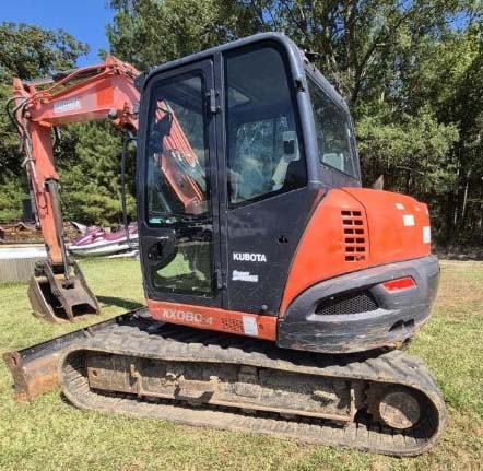 2018 Kubota KX080-4S Excavator - Image 4