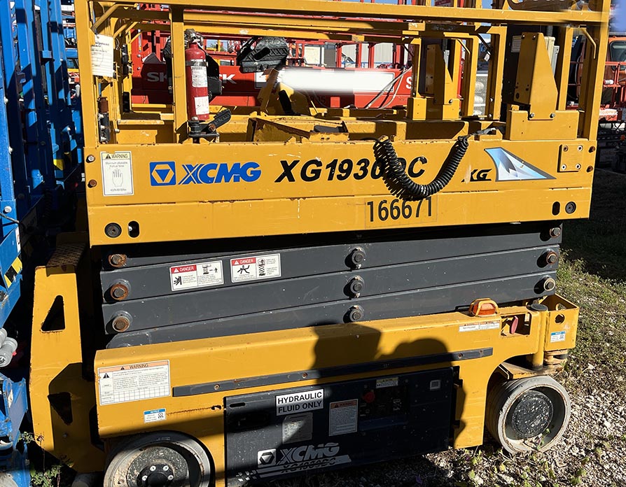 2021 XCMG XG1930DC Scissor Lift