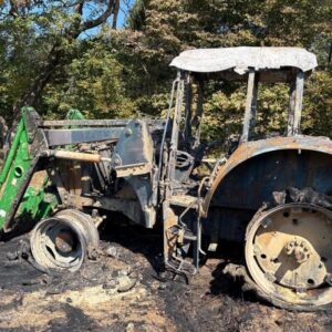 2005 John Deere 6420 Tractor and Bush Hog 3210