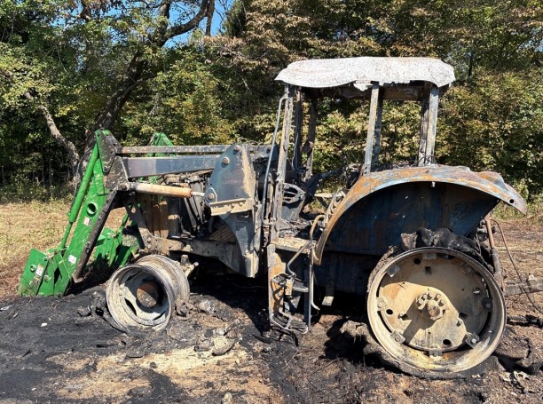2005 John Deere 6420 Tractor and Bush Hog 3210