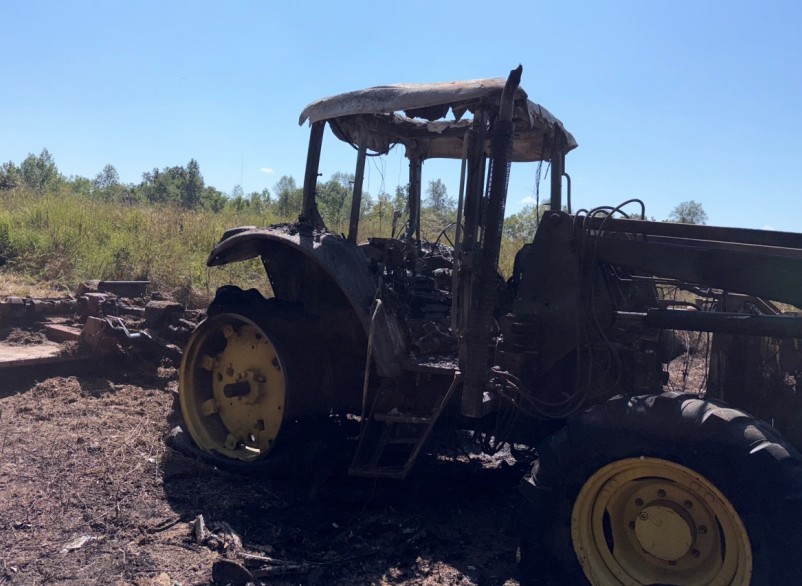 2005 John Deere 6420 Tractor and Bush Hog 3210 - Image 4