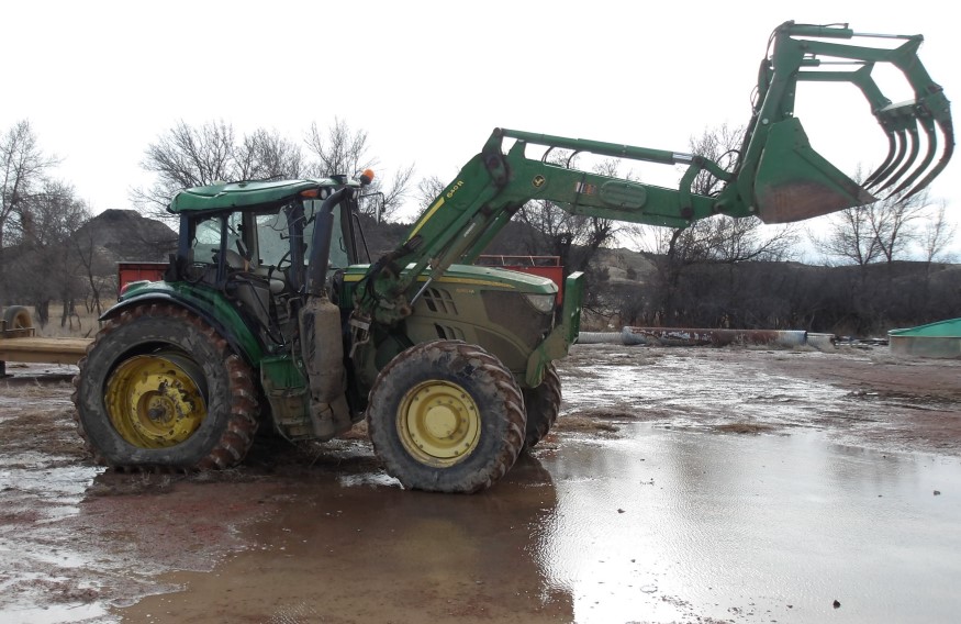 2017 John Deere 6155M Tractor