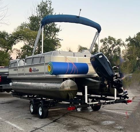 2008 Sun Tracker WS 1229 XZ Pontoon Boat