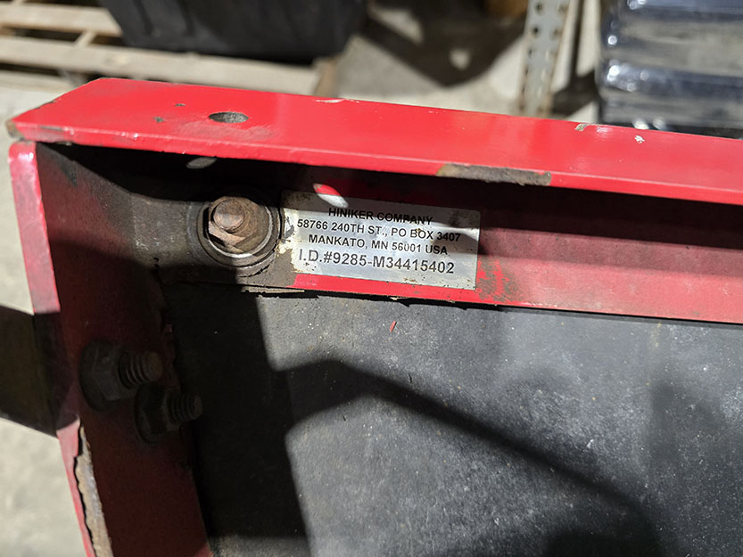 2017 Hinker V Snow Plow - Image 3