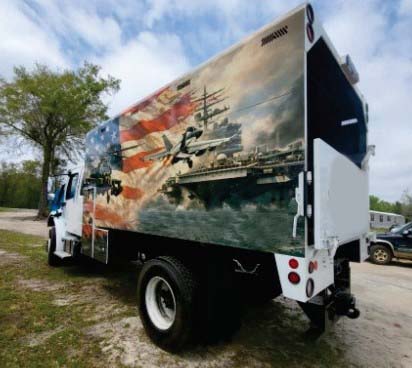 2026 Freightliner M2 106 Plus 4 x 2 Ex Cab DSL ArborTech 1472 Chip Body - Image 2