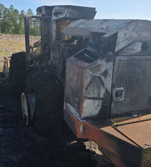 2005 Hydro AX 470 Wheeled Feller Buncher - Image 3