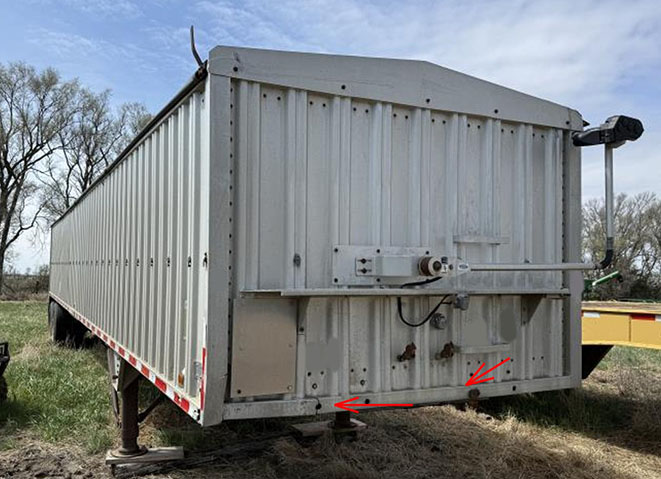1980 Wilson AGH-500 Grain Trailer