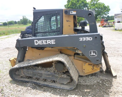 2012 John Deere 333D Skid Steer - Image 8