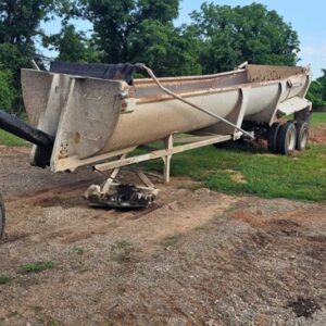 2017 4T Half Round Dump Trailer