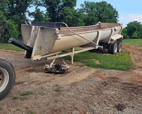 2017 4T Half Round Dump Trailer