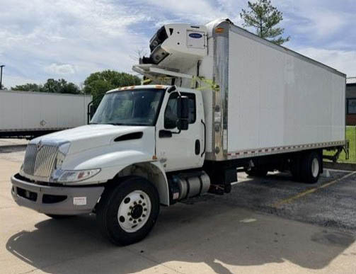2019 International MV607 Reefer Box Truck