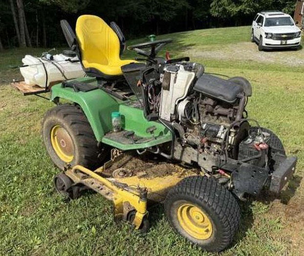 1999 John Deere 455 Riding Mower - Image 3