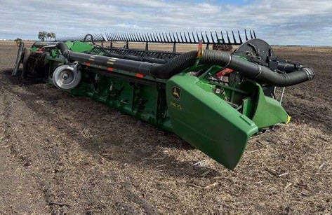 2018 John Deere 645FD Hydraflex Header - Image 2