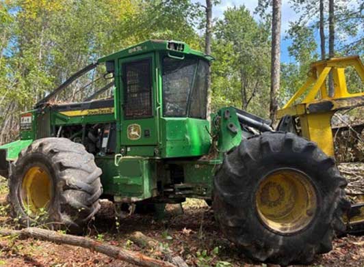 2018 John Deere 843L-II Fellerbuncher
