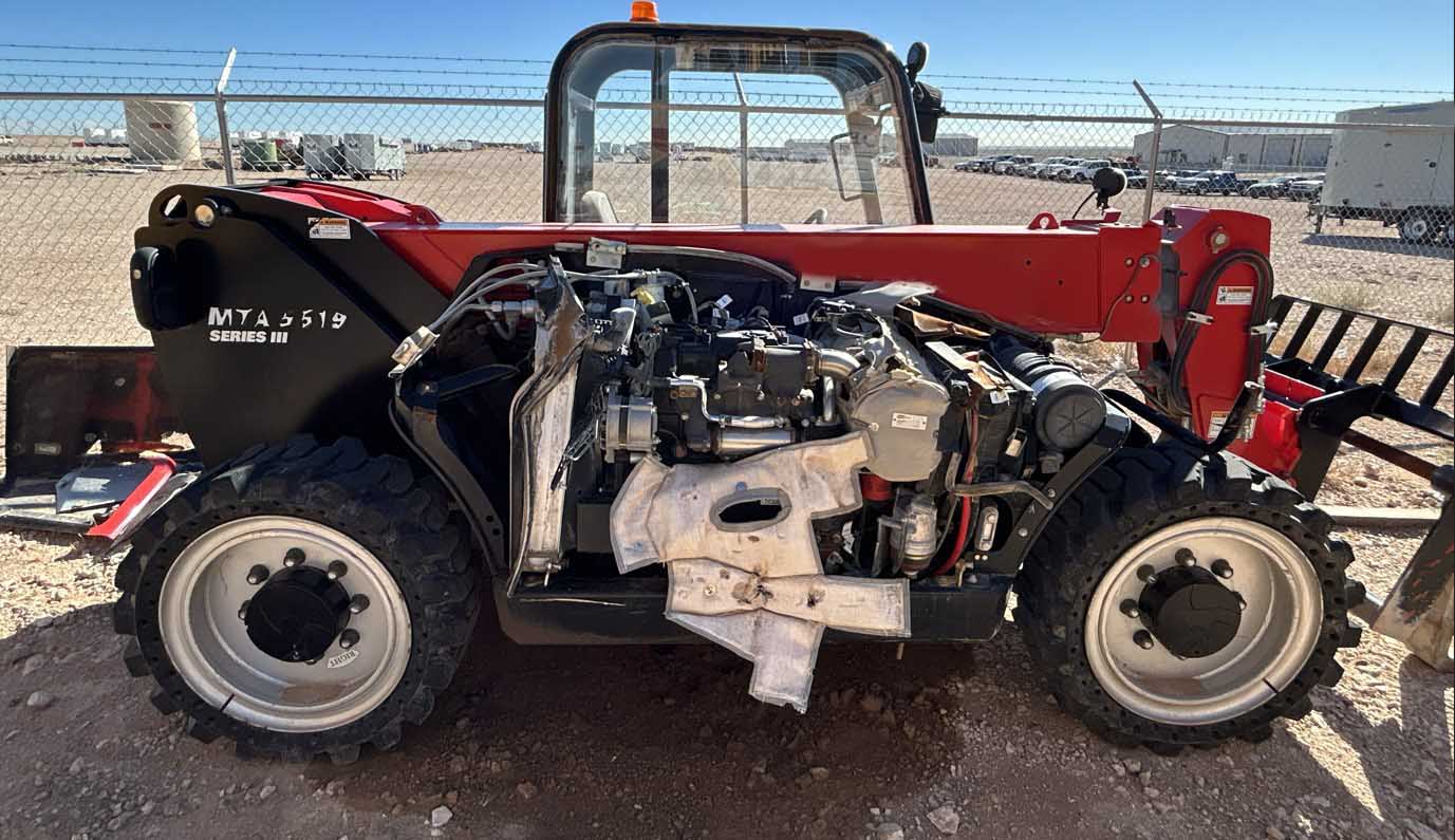 [Auction]: 2022 Manitou MTA5519 Telehandler | est. 1,394 hours miles ...